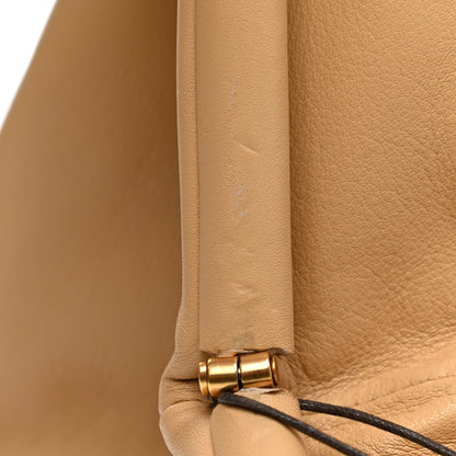 Bottega Veneta Smooth Butter Calf The Pouch Oversized Clutch Nude 8 of 8