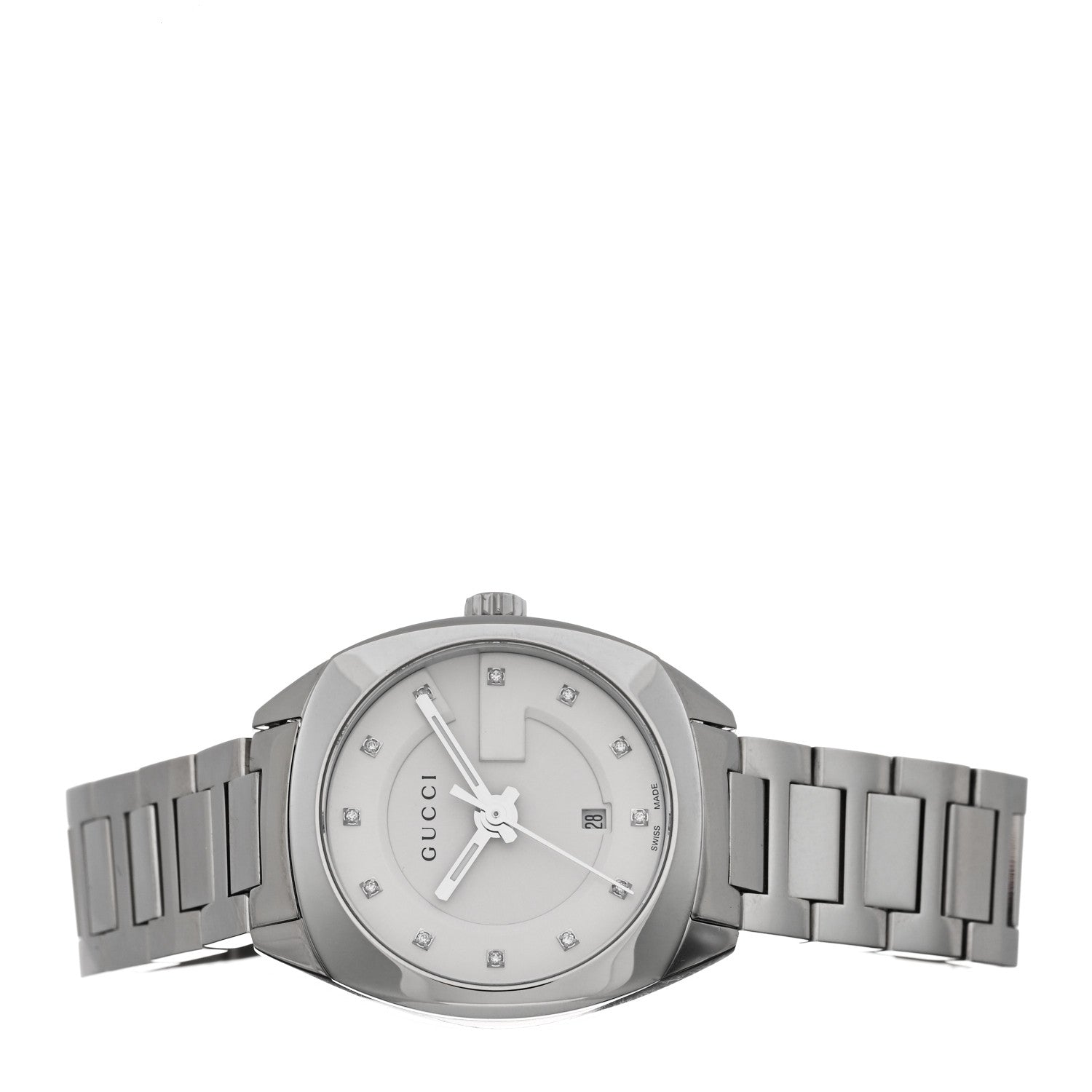 Gucci Stainless Steel Diamond 29mm GG2570 Quartz Watch 2 of 4