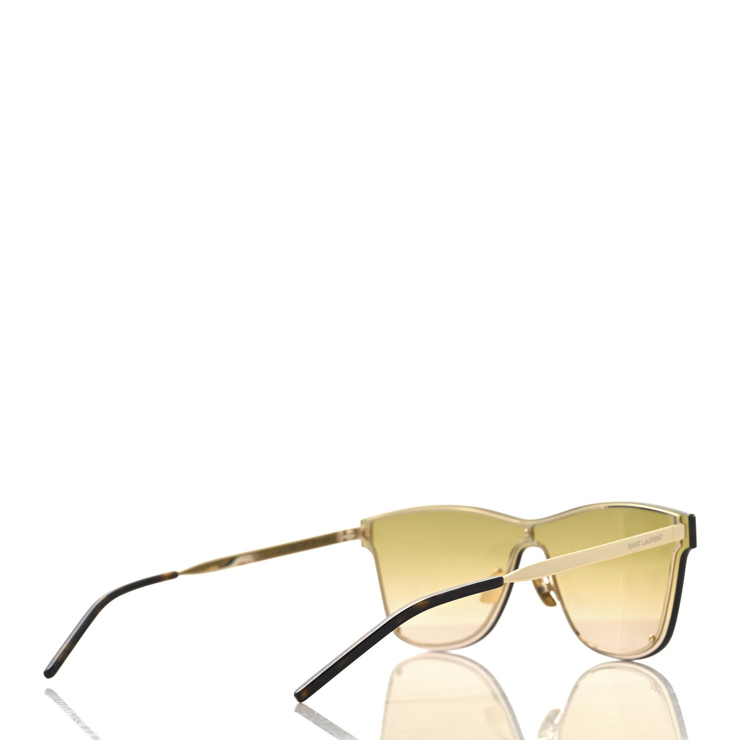 Saint Laurent Acetate Square Sunglasses SL 51 Brown 4 of 7
