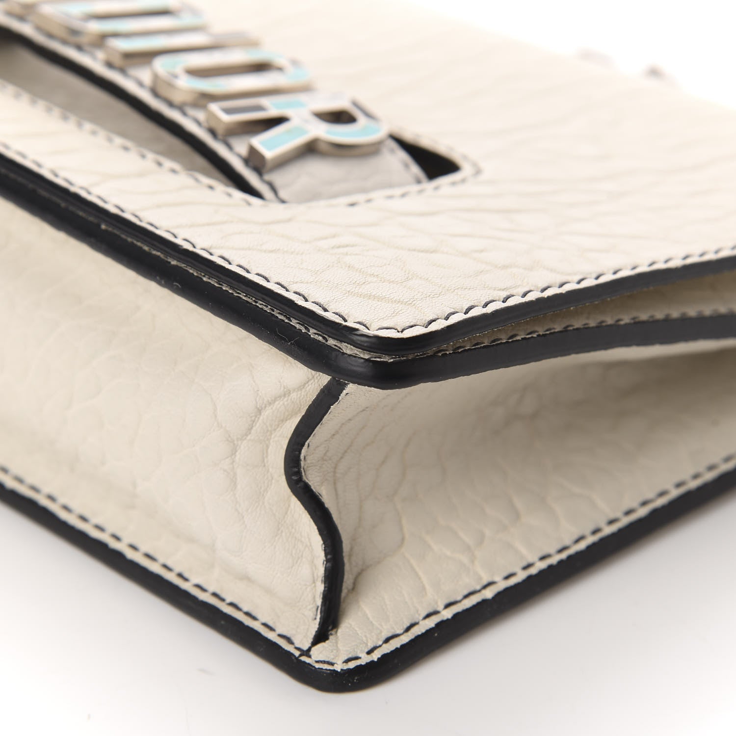 Christian Dior Canyon Grained Lambskin J'Adior Chain Flap Bag Off White 7 of 9