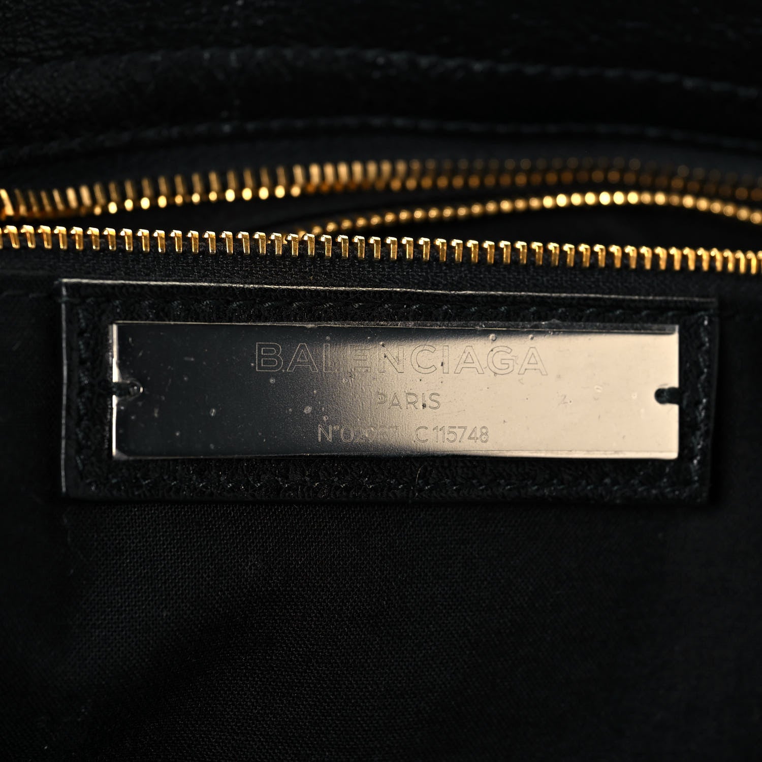 Balenciaga Agneau Classic Gold Hardware City Black 6 of 12
