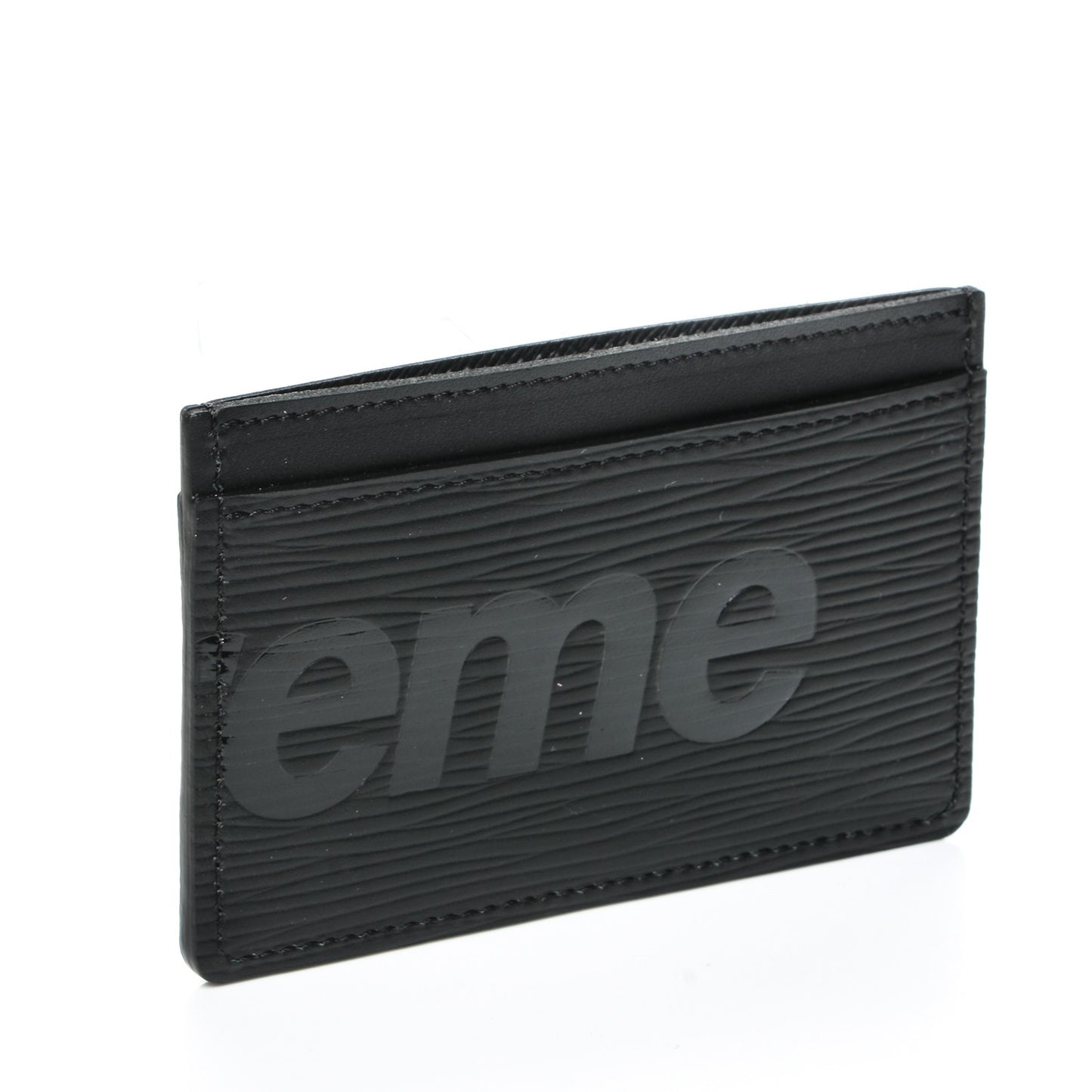 X SUPREME Epi Card Holder Black