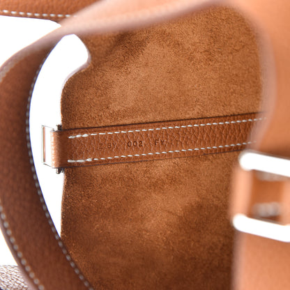 Hermes Taurillon Clemence Picotin Lock 18 PM Gold 7 of 9