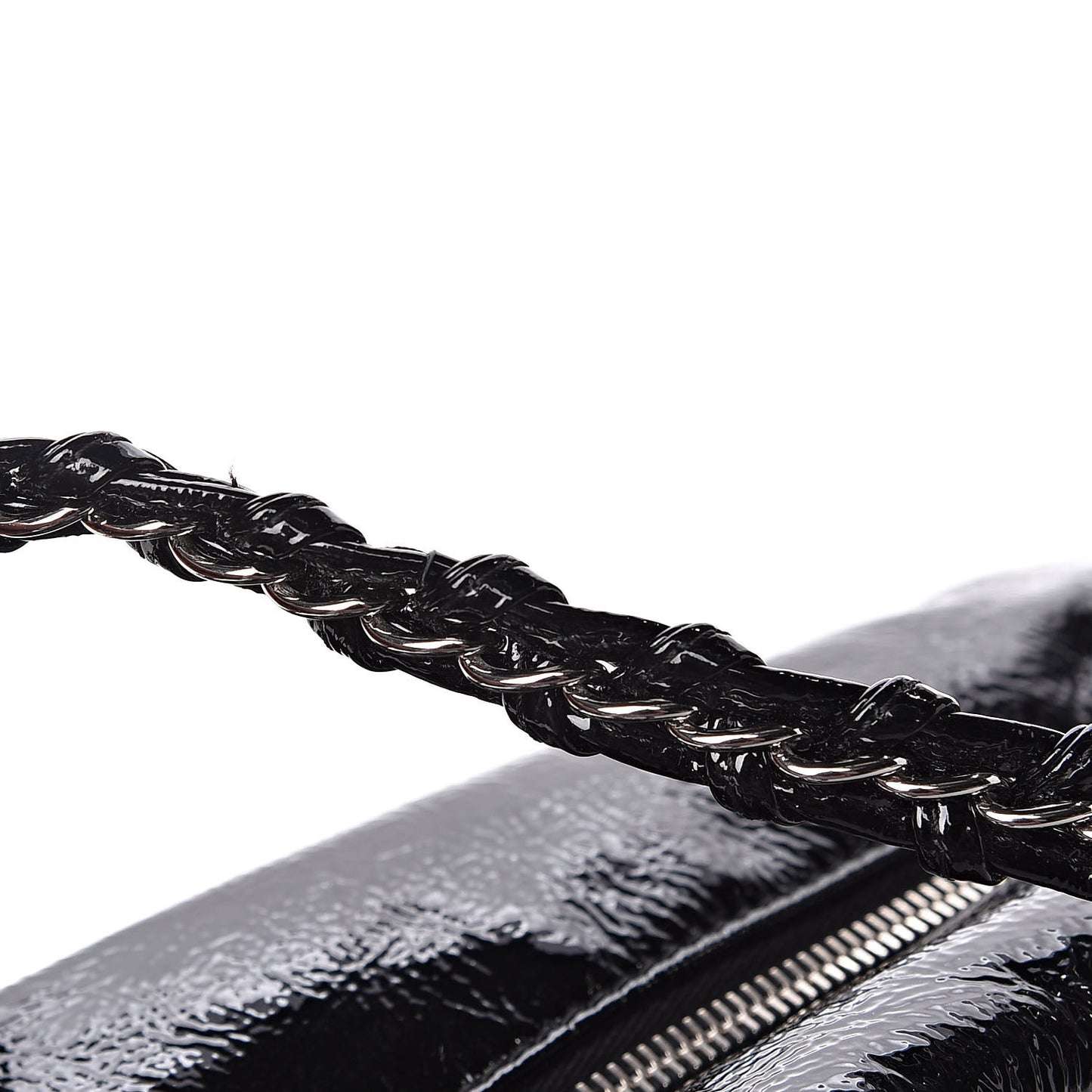 Patent Medium Luxe Ligne Bowler Black
