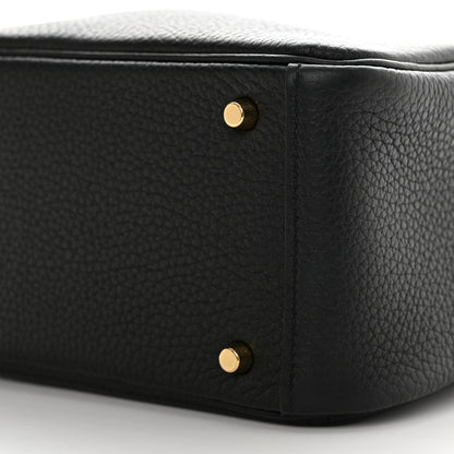 Hermes Taurillon Clemence Mini Lindy 20 Black 10 of 11