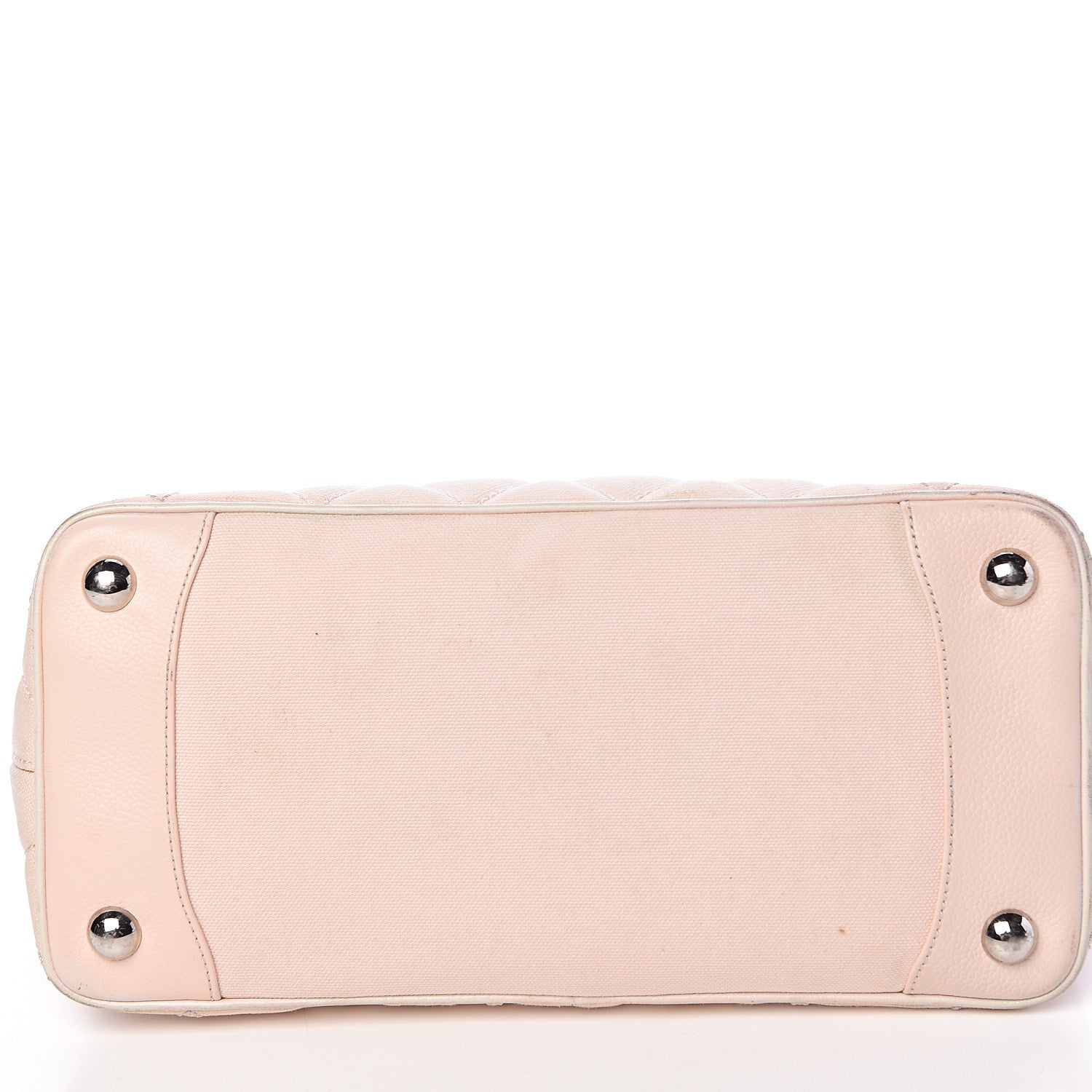 Chanel Canvas Caviar Tassel Tote Light Pink 15 of 19