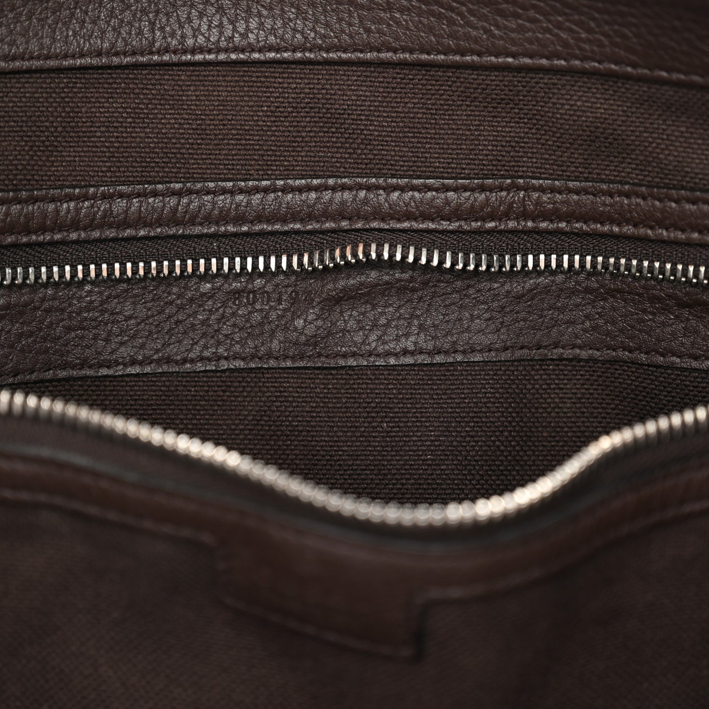 Monogram Calfskin Web Large Shoulder Bag Beige Brown