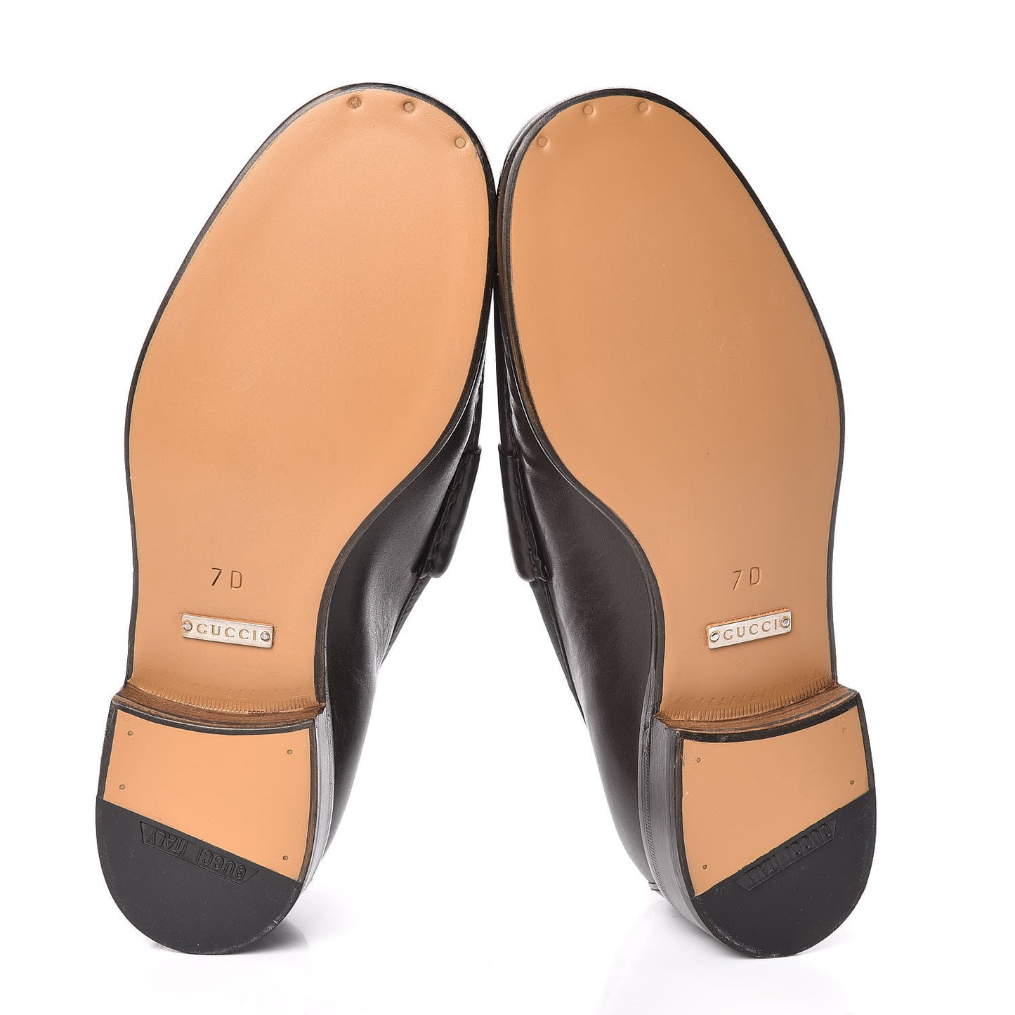 Calfskin Mens 1953 Horsebit Loafers 7 Marrone