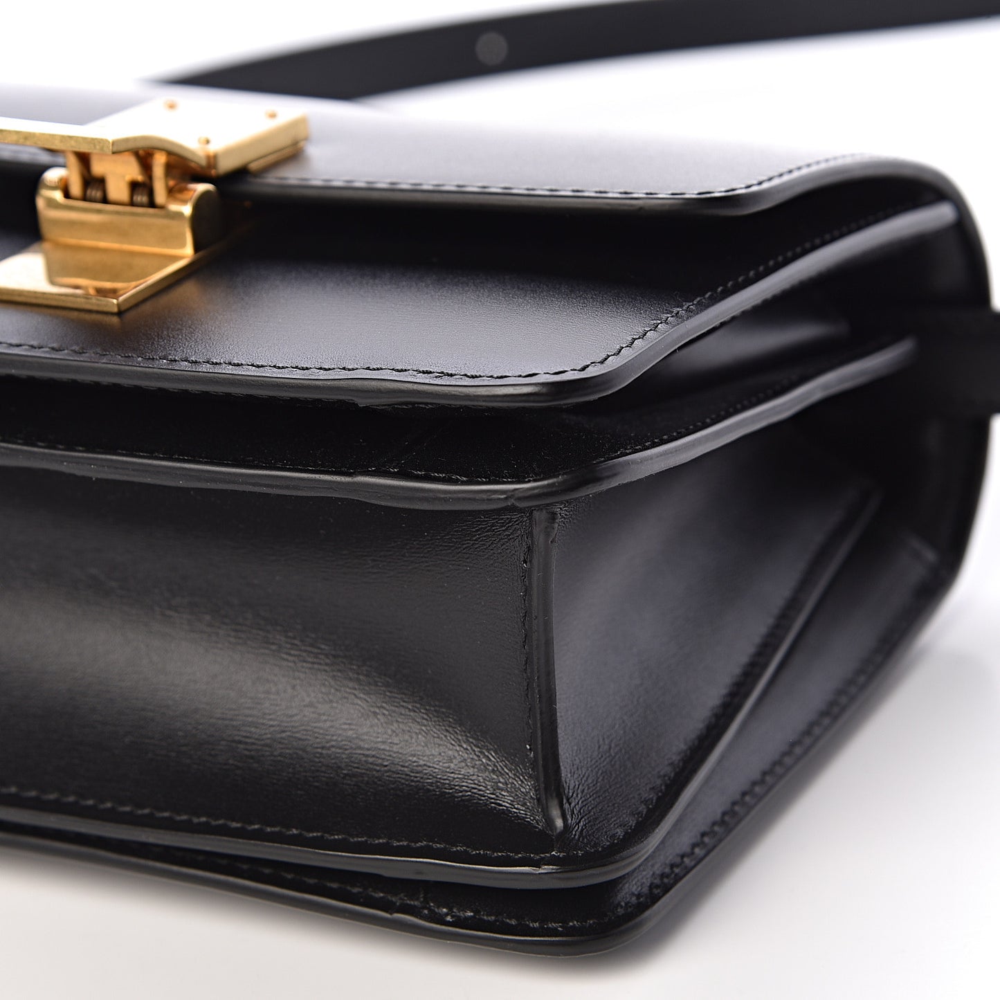 Box Calfskin Small Classic Box Flap Bag Black