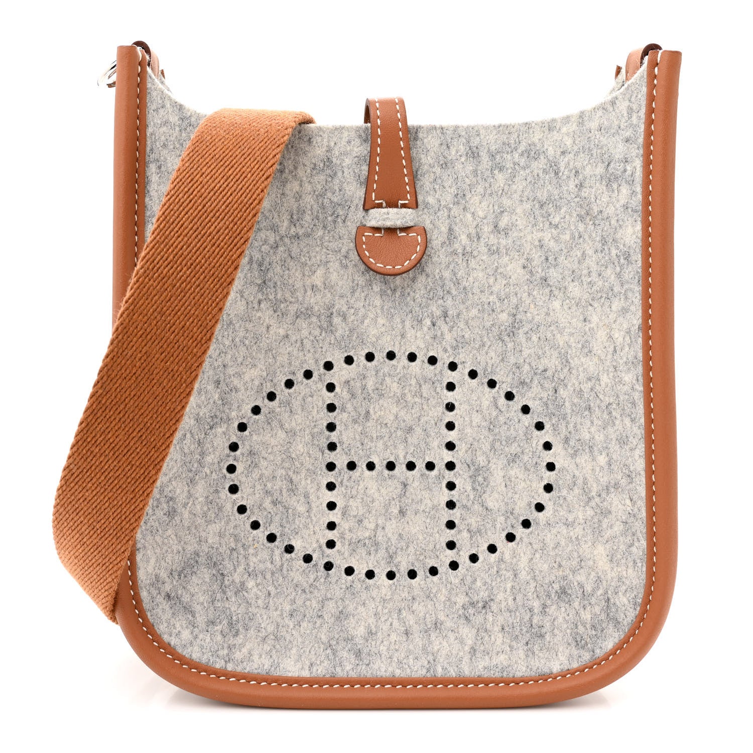 Hermes Feutre Swift Evelyne TPM Gris Clair Gold 1 of 10
