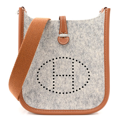 Hermes Feutre Swift Evelyne TPM Gris Clair Gold 1 of 10