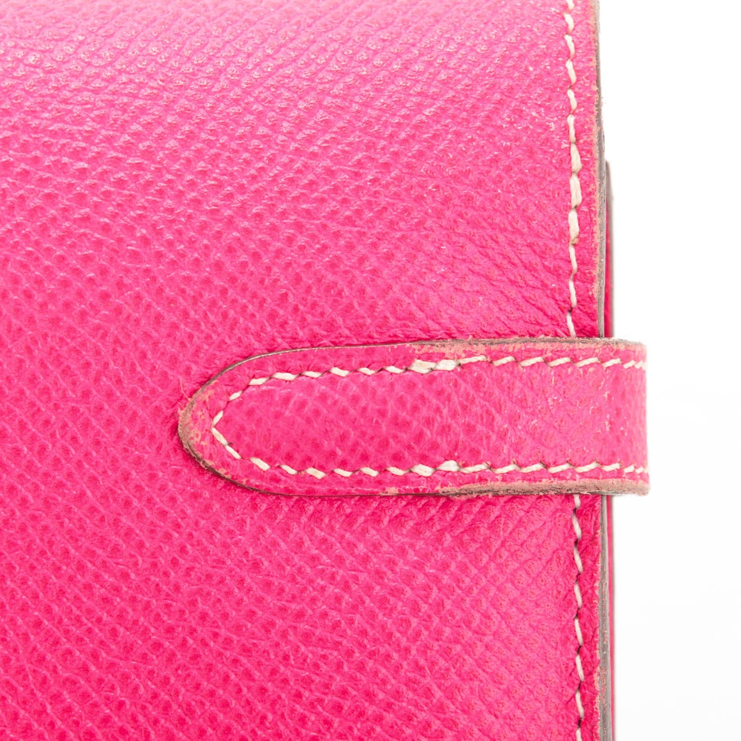 Hermes Epsom Kelly Longue Wallet Rose Tyrien 10 of 11