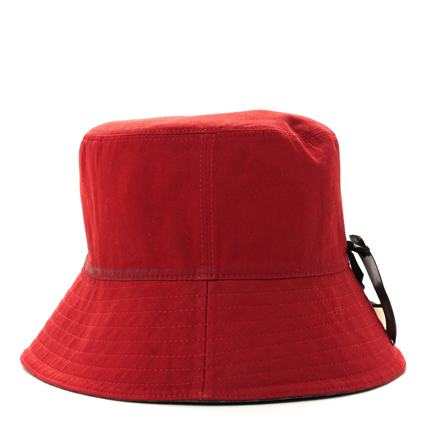 Fendi Technical Fabric FF Reversible Bucket Hat L Tobacco Red 6 of 13