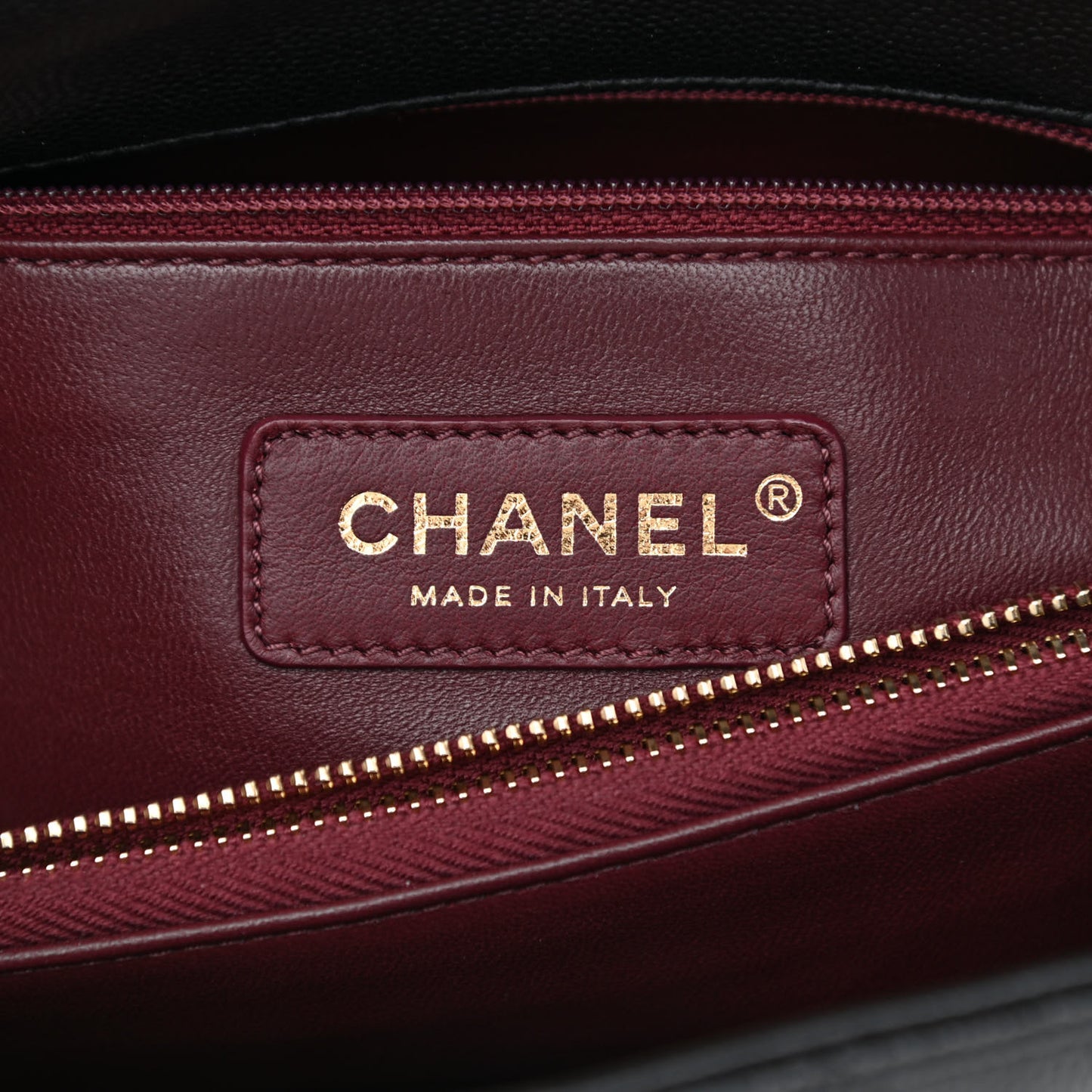 Caviar Quilted Small Coco Handle Flap Black
