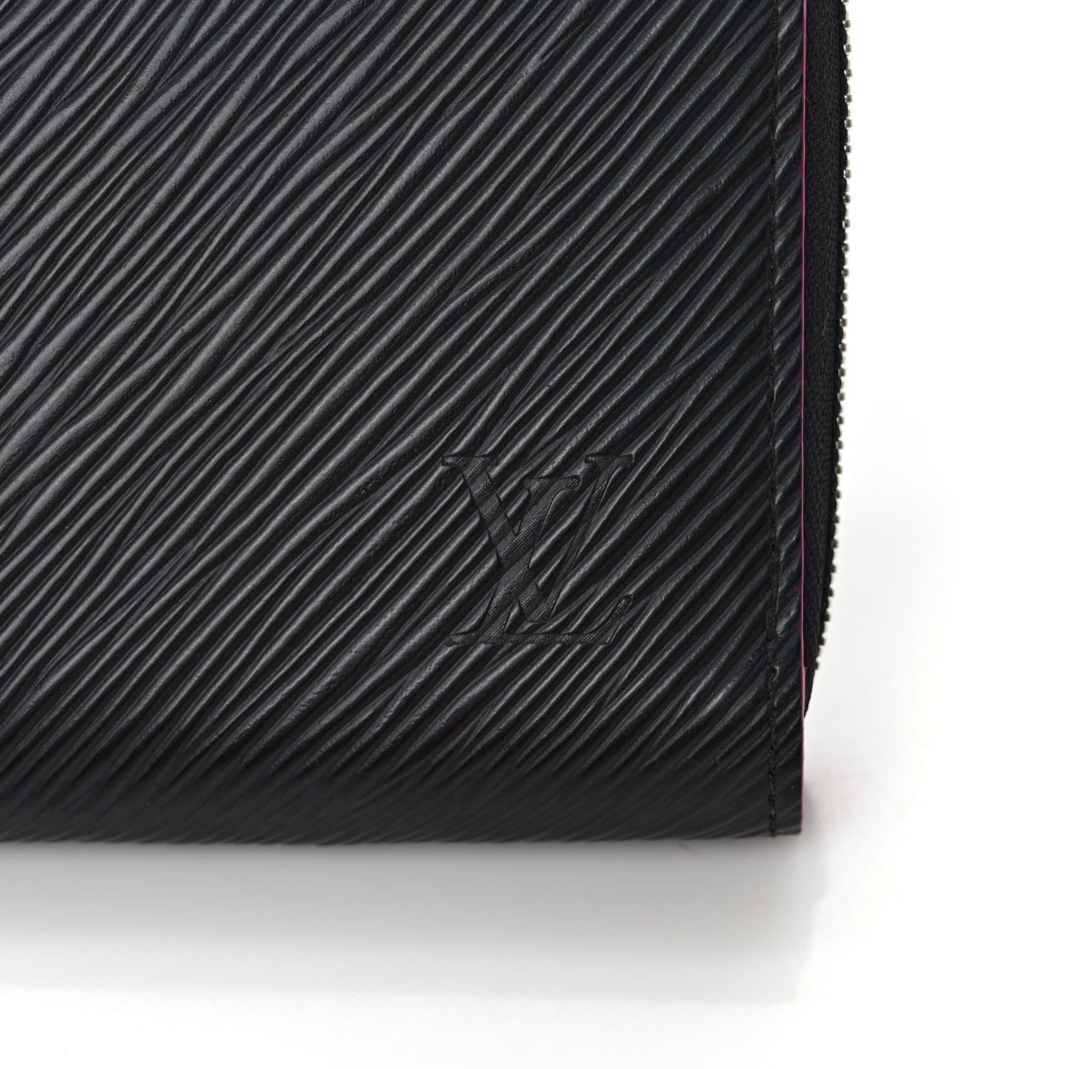 Louis Vuitton Epi Zippy Wallet Black Hot Pink 7 of 7