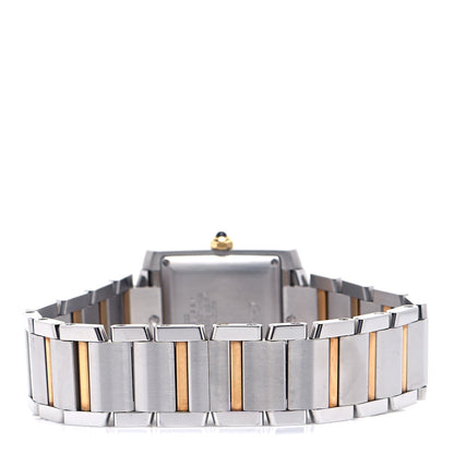 Cartier Stainless Steel 18K Yellow Gold 28mm Tank Francaise Automatic Watch 3 of 5