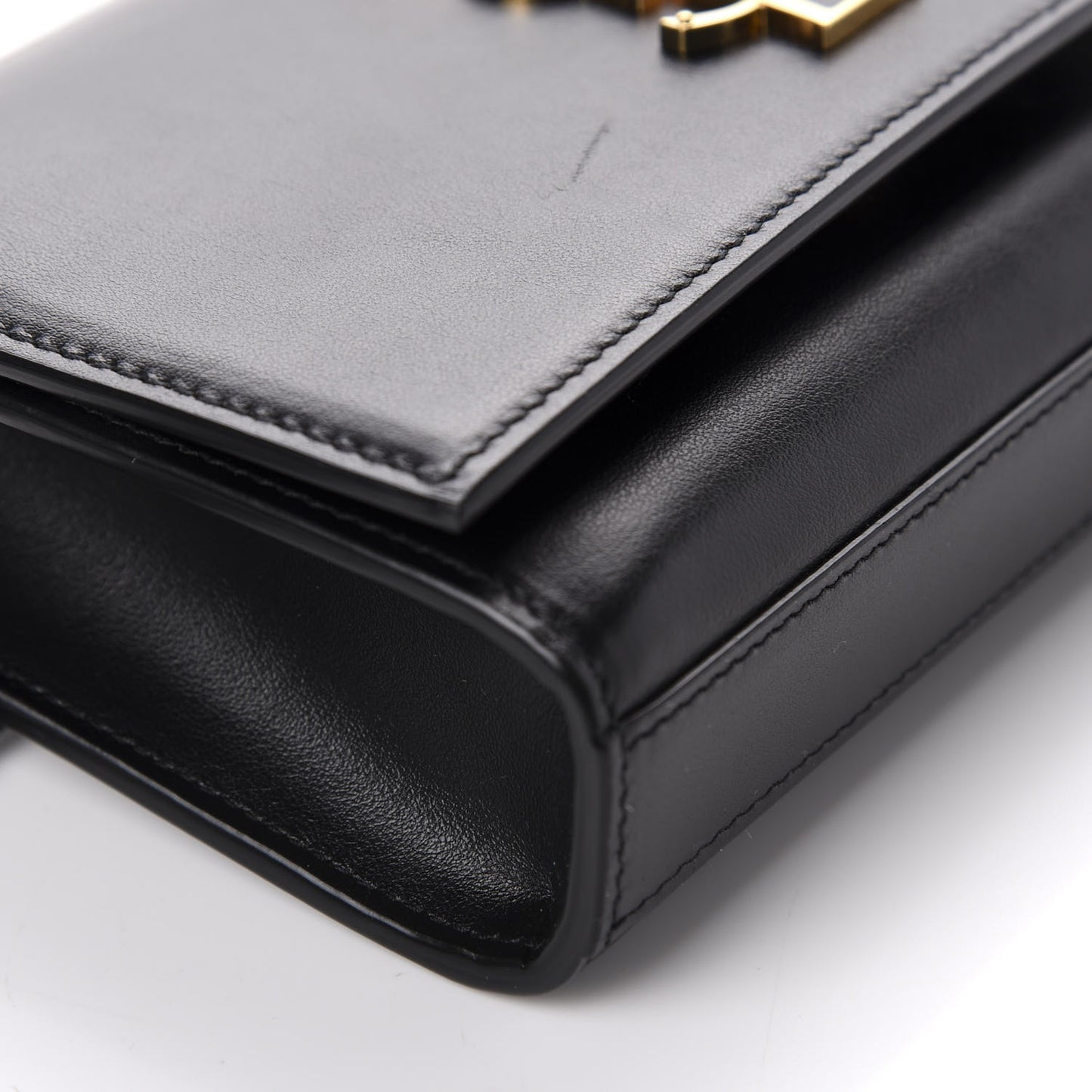 Smooth Calfskin Monogram Kate Belt Bag Black