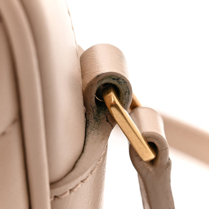 Saint Laurent Calfskin Matelasse Monogram Lou Camera Bag Dark Beige 13 of 14
