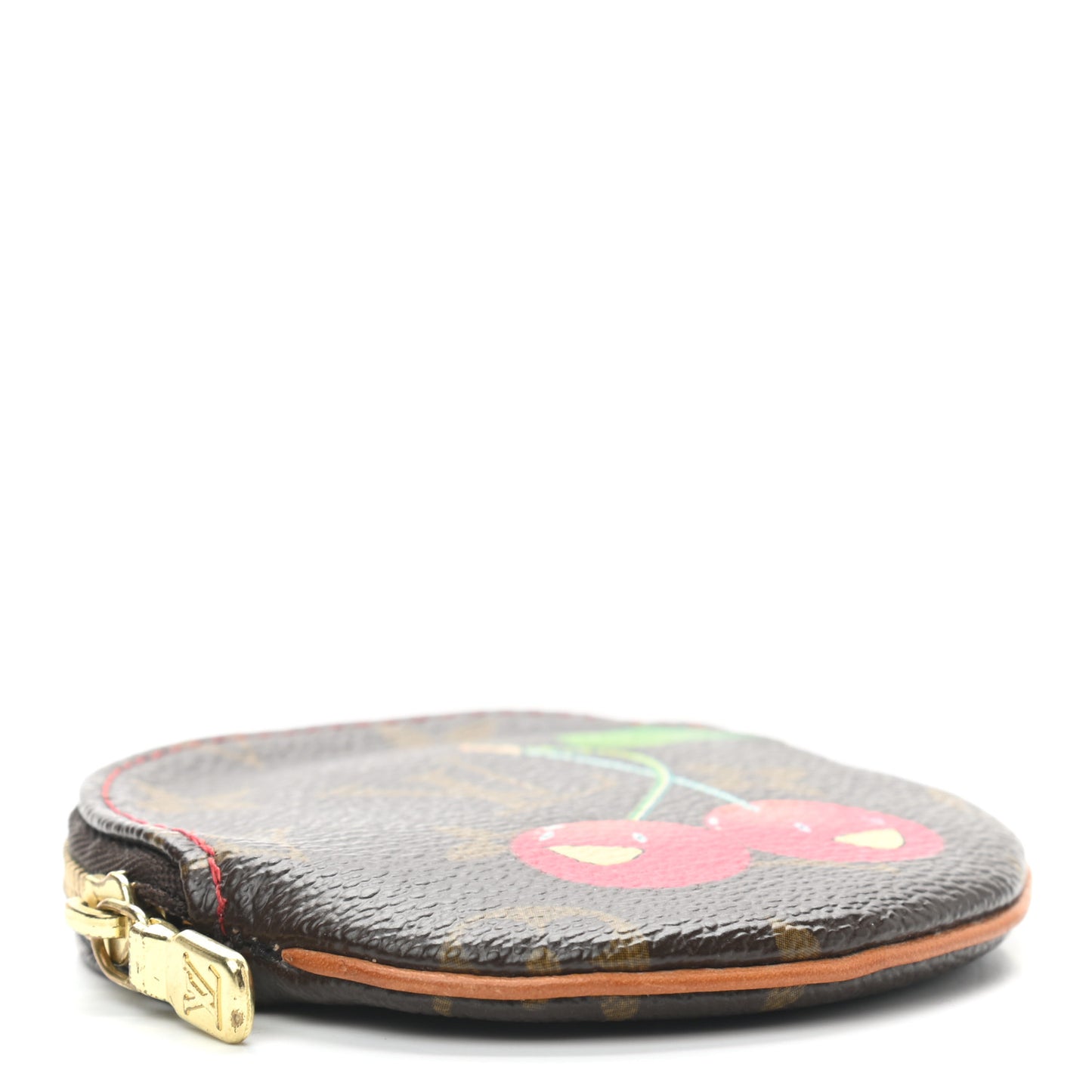 Monogram Cerises Round Coin Purse
