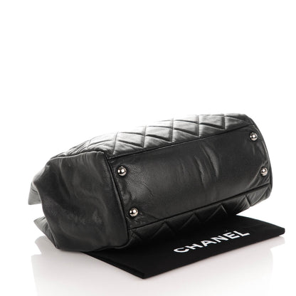 Chanel Soft Caviar Quilted Large Cells Tote Black 4 of 7
