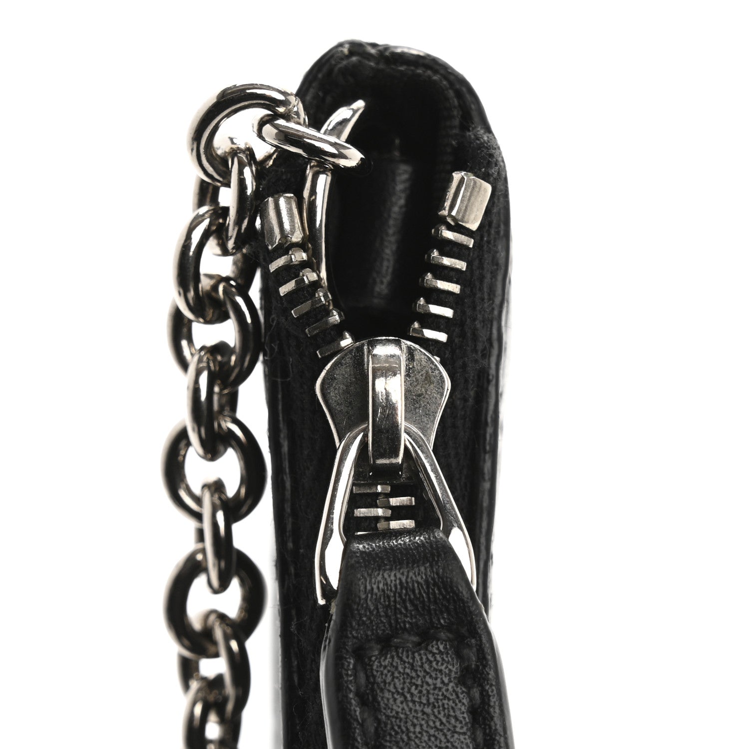 Gucci Microguccissima Key Ring Coin Case Black 10 of 12