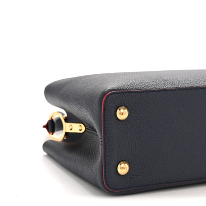 Louis Vuitton Taurillon Capucines PM Marine Rouge 9 of 11