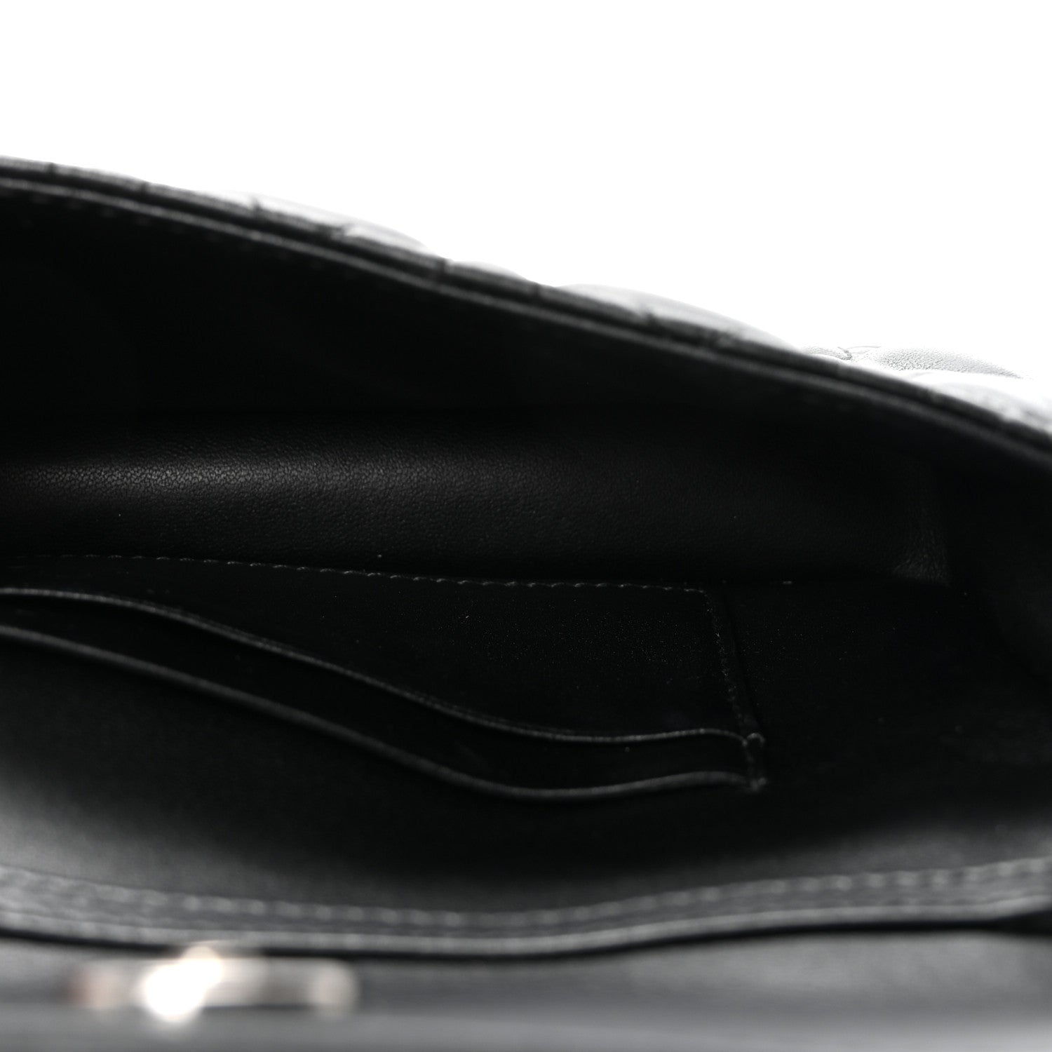 Christian Dior Lambskin Cannage Dior Talk Phone Pouch Black 5 of 10