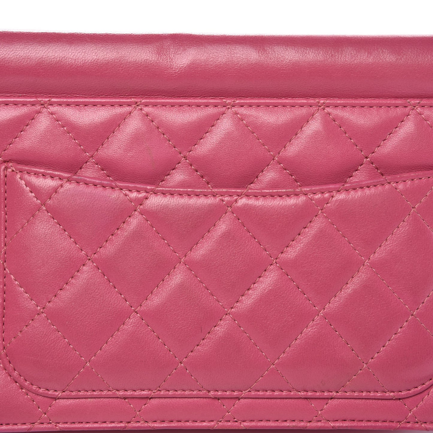 Lambskin Quilted Medium Crossing Times Flap Pink