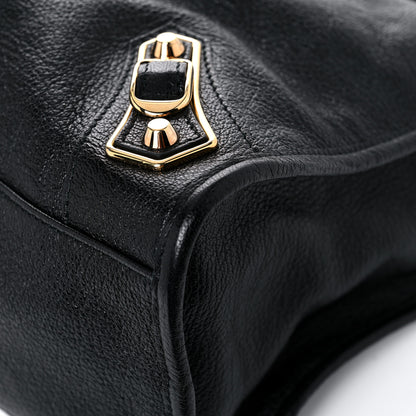 Balenciaga Chevre Gold Metallic Edge Hardware City Black 12 of 15