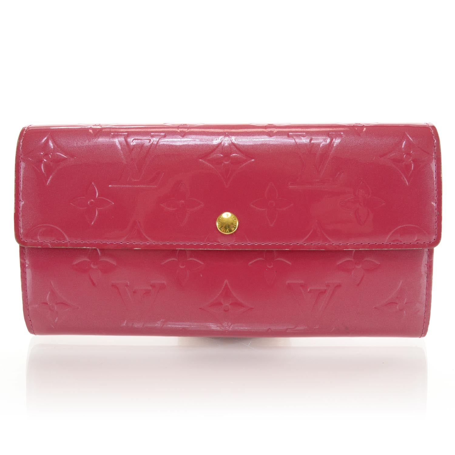 Louis Vuitton Vernis Sarah Wallet Framboise 1 of 7