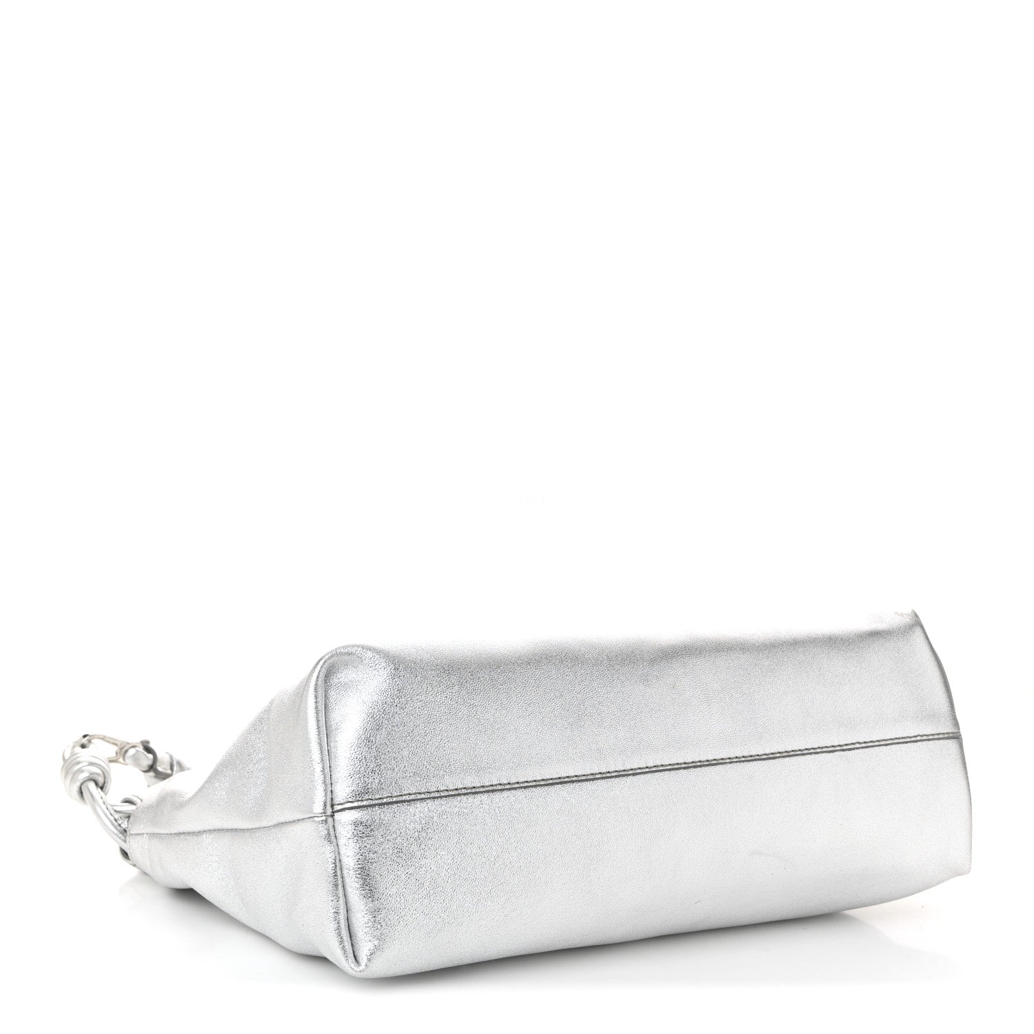 Loewe Metallic Nappa Donut Chain Flamenco Knot Silver 7 of 19