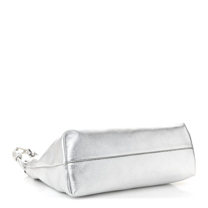 Loewe Metallic Nappa Donut Chain Flamenco Knot Silver 7 of 19