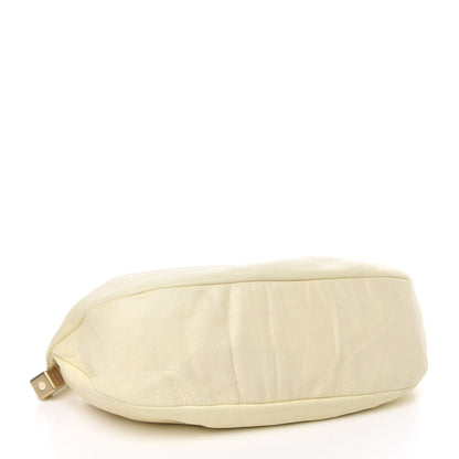 Chanel Grained Calfskin Tassel Hobo Cream 4 of 10