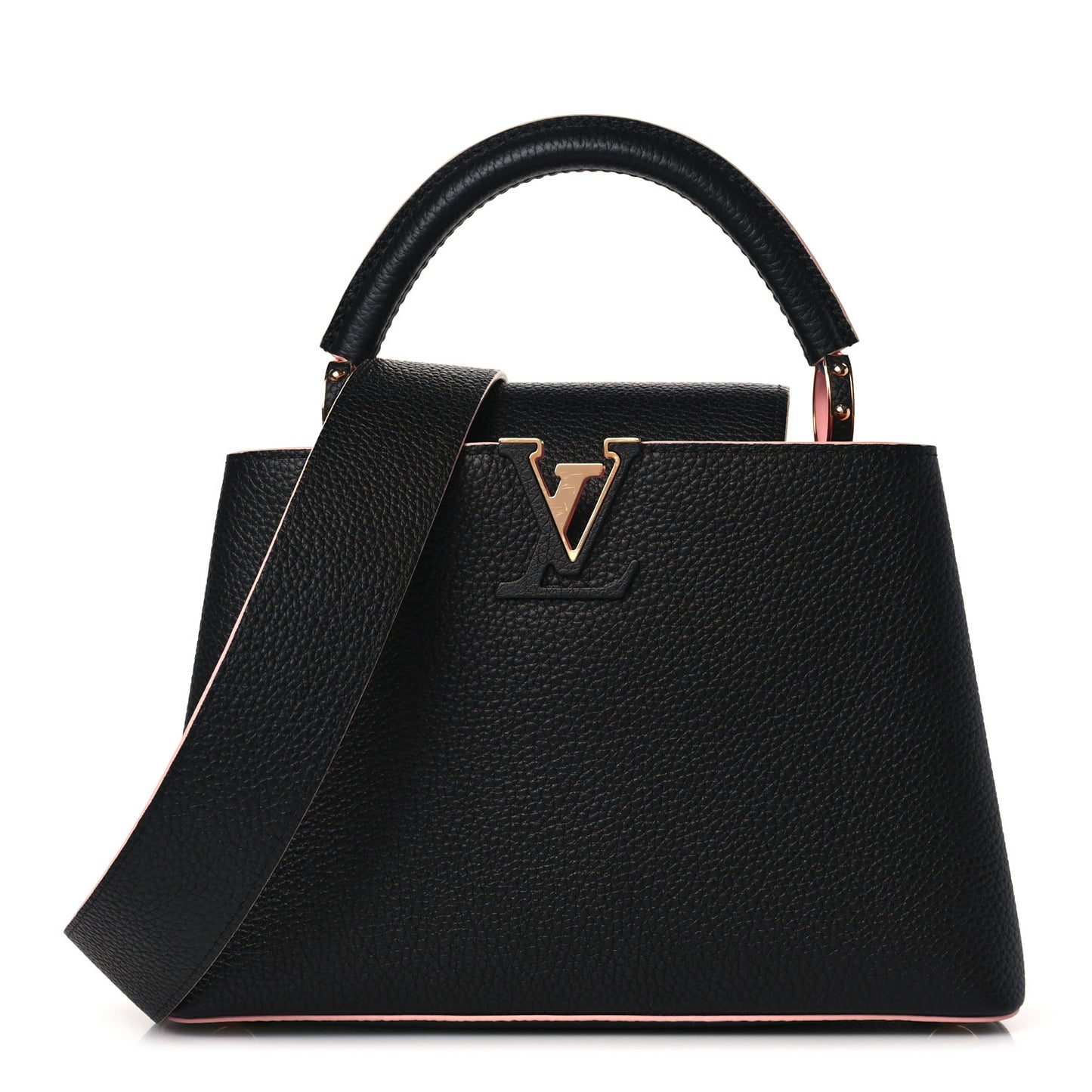 Taurillon Capucines BB Black Pink
