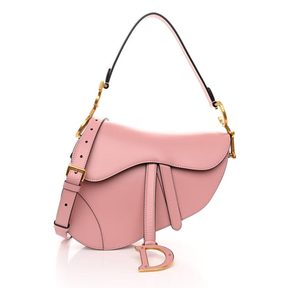 Christian Dior Smooth Calfskin Saddle Bag With Strap Antique Pink 1 of 9