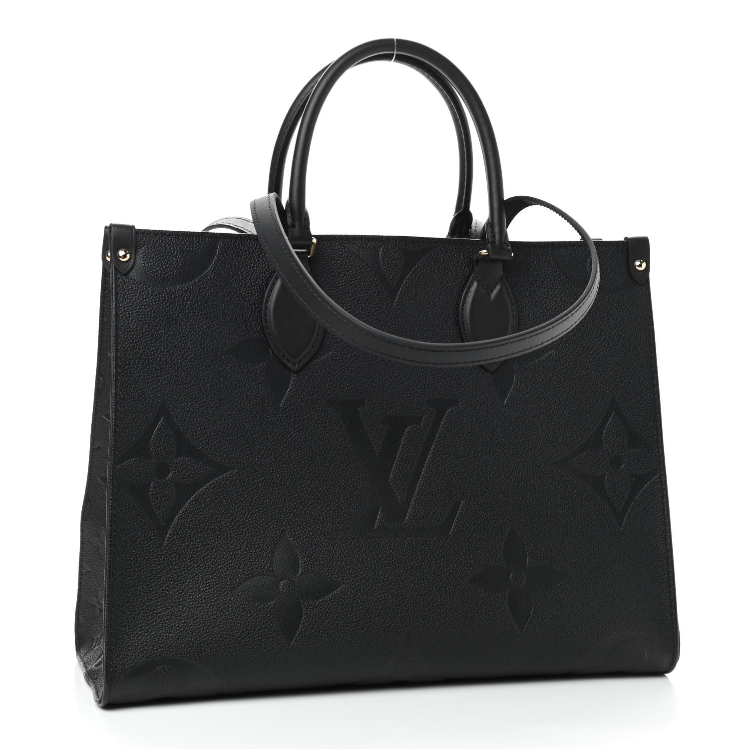 Louis Vuitton Empreinte Monogram Giant Onthego MM Black 3 of 8