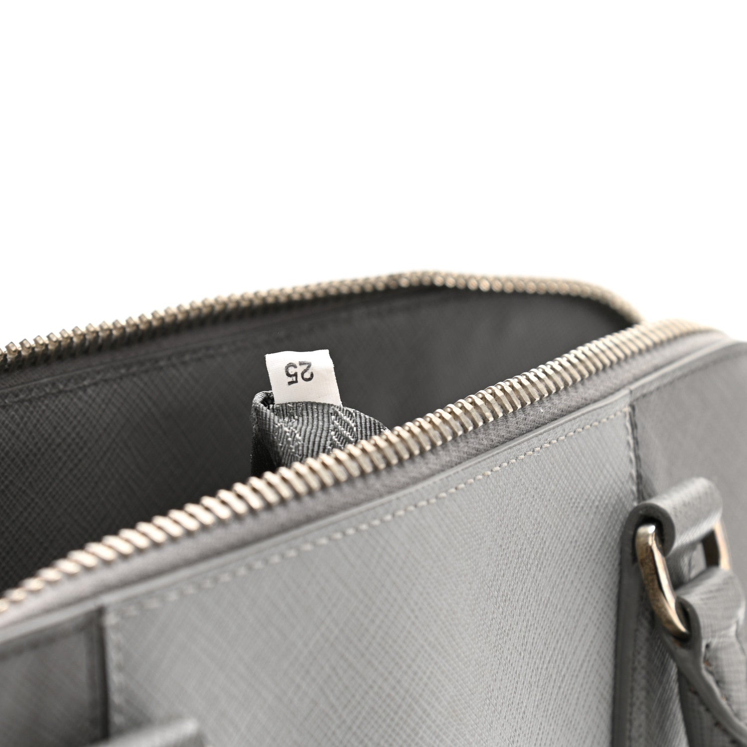 Prada Saffiano Lux Bi-Color Promenade Tote Marmo Argilla 7 of 12