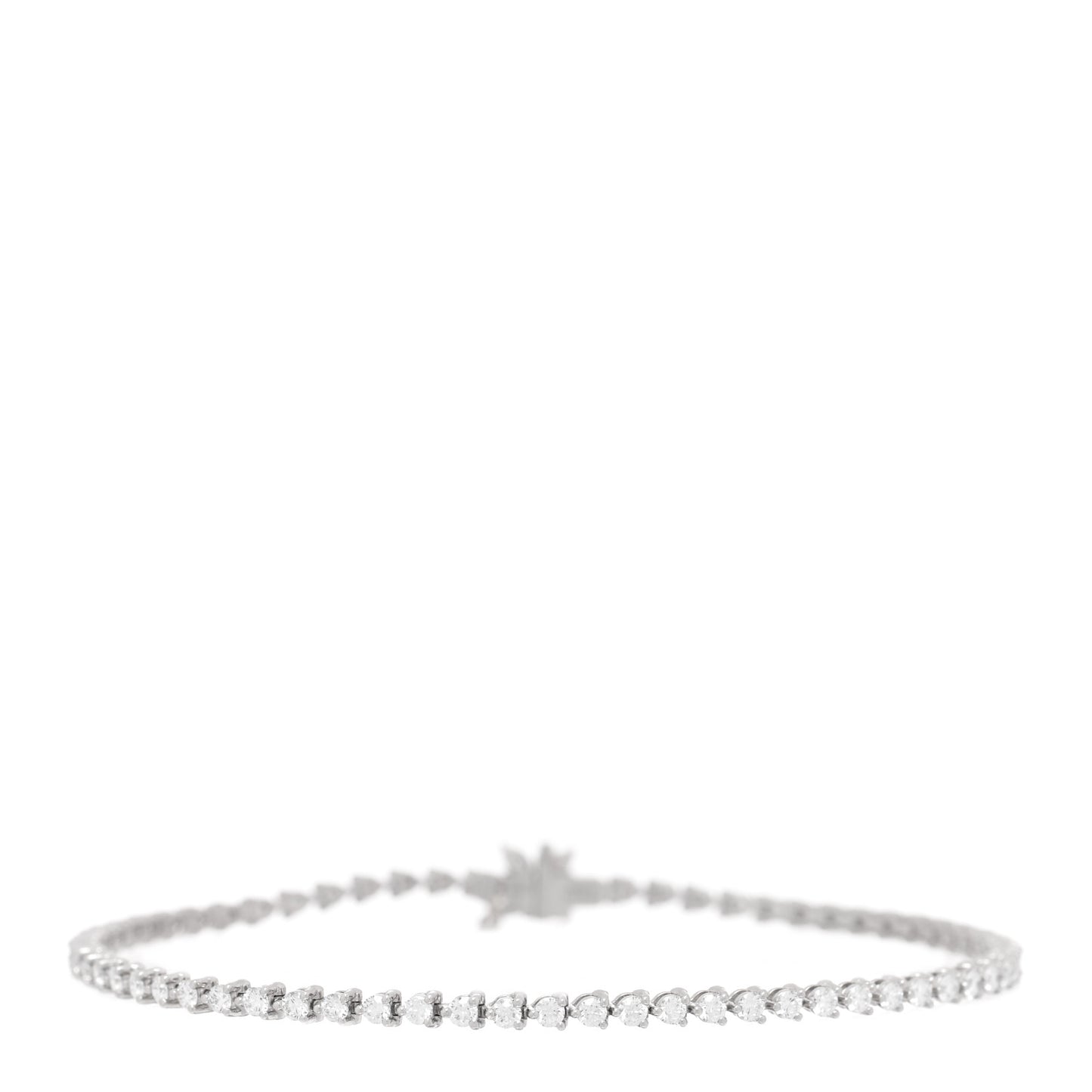 Platinum Diamond 1.95ctw Victoria Tennis Bracelet