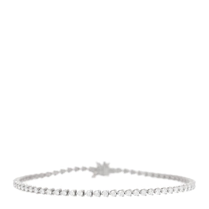 Tiffany Platinum Diamond 1.95ctw Victoria Tennis Bracelet 2 of 3