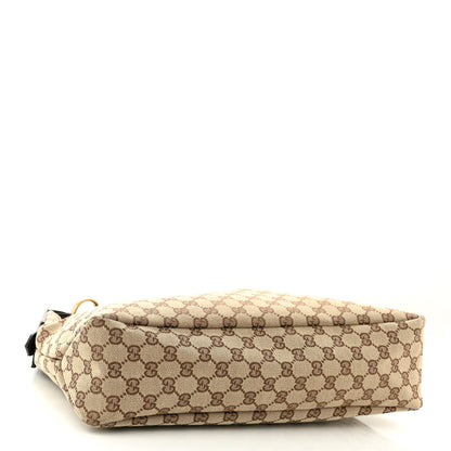 Gucci Monogram Medium Horsebit Chain Hobo Dark Brown 4 of 10