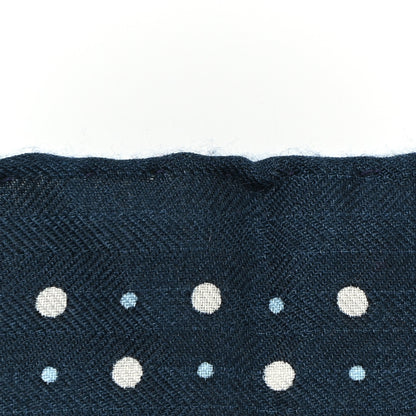 Hermes Silk Harnais De Cour Bandana Shawl 140 Marine Bleu Ciel 5 of 7