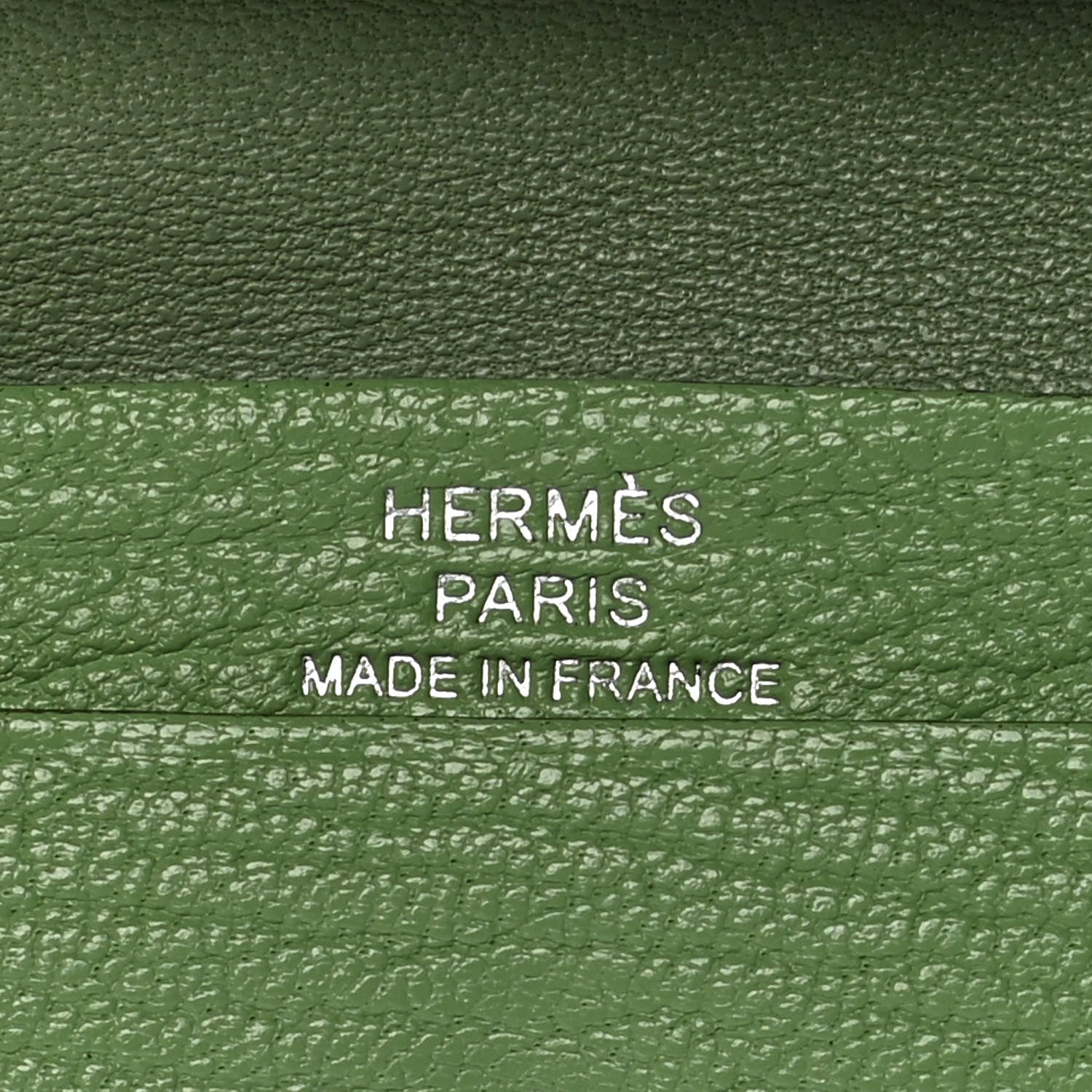 Hermes Chevre Mysore Mini Bearn Wallet Vert Criquet 9 of 16