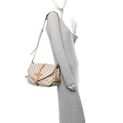 Louis Vuitton Damier Azur Saumur MM 2 of 10