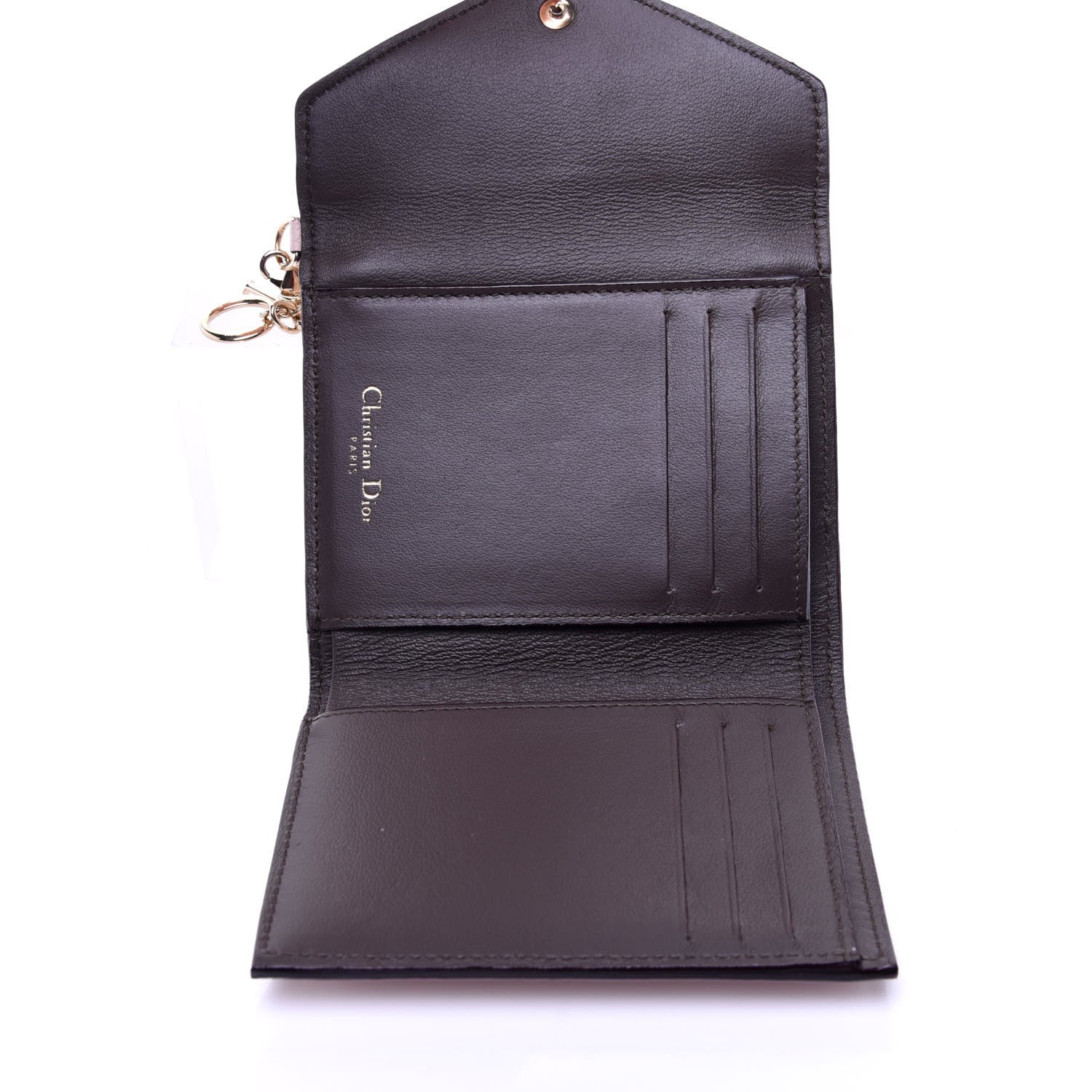 Christian Dior Bullcalf Diorissimo Medium Envelope Wallet Pink 4 of 9