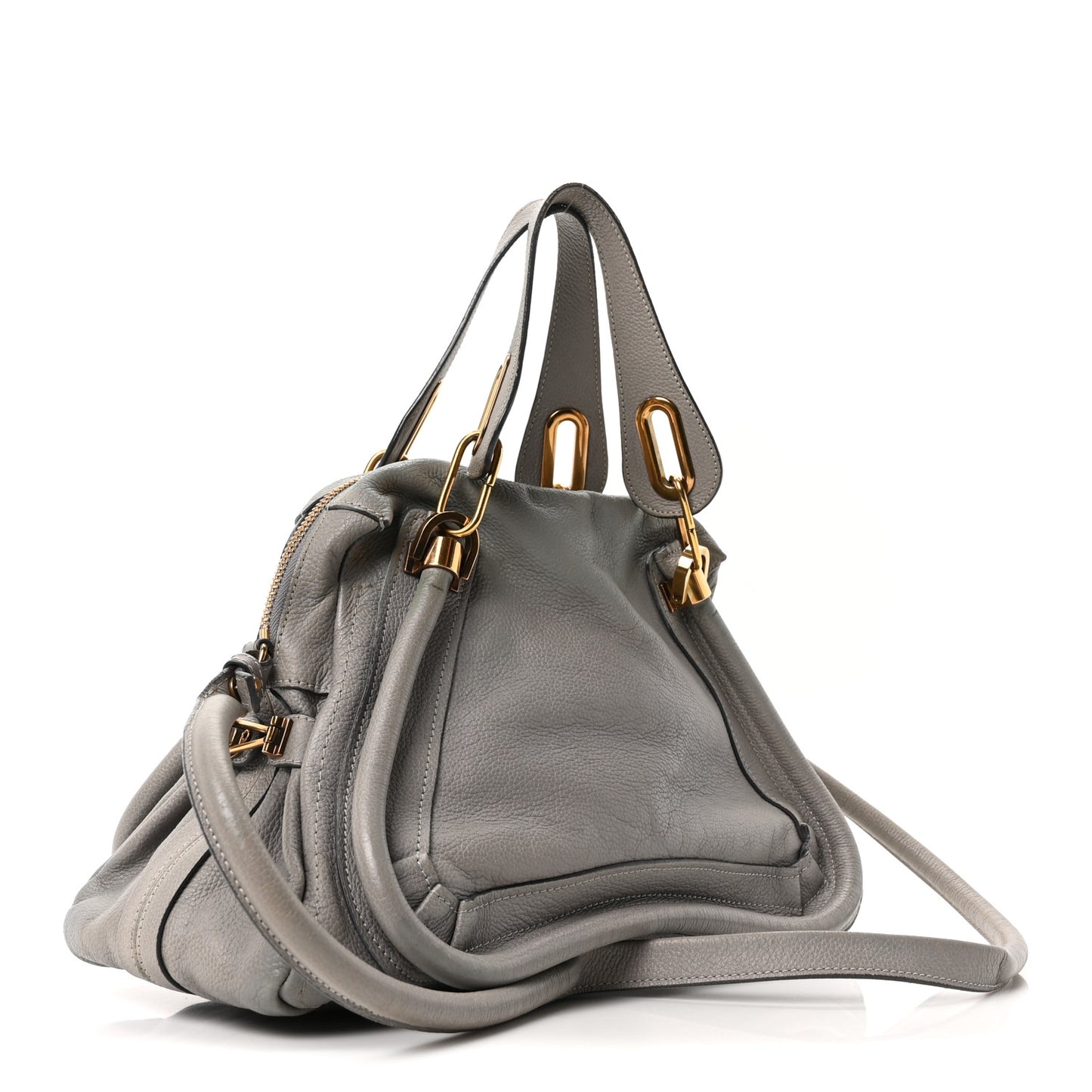 Calfskin Medium Paraty Cashmere Grey