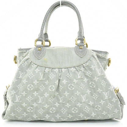 Louis Vuitton Denim Neo Cabby MM Grey 5 of 9