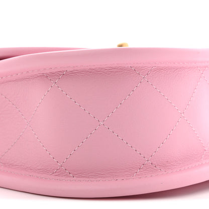 Chanel Calfskin Quilted Small Messenger Flap Light Pink 9 of 11