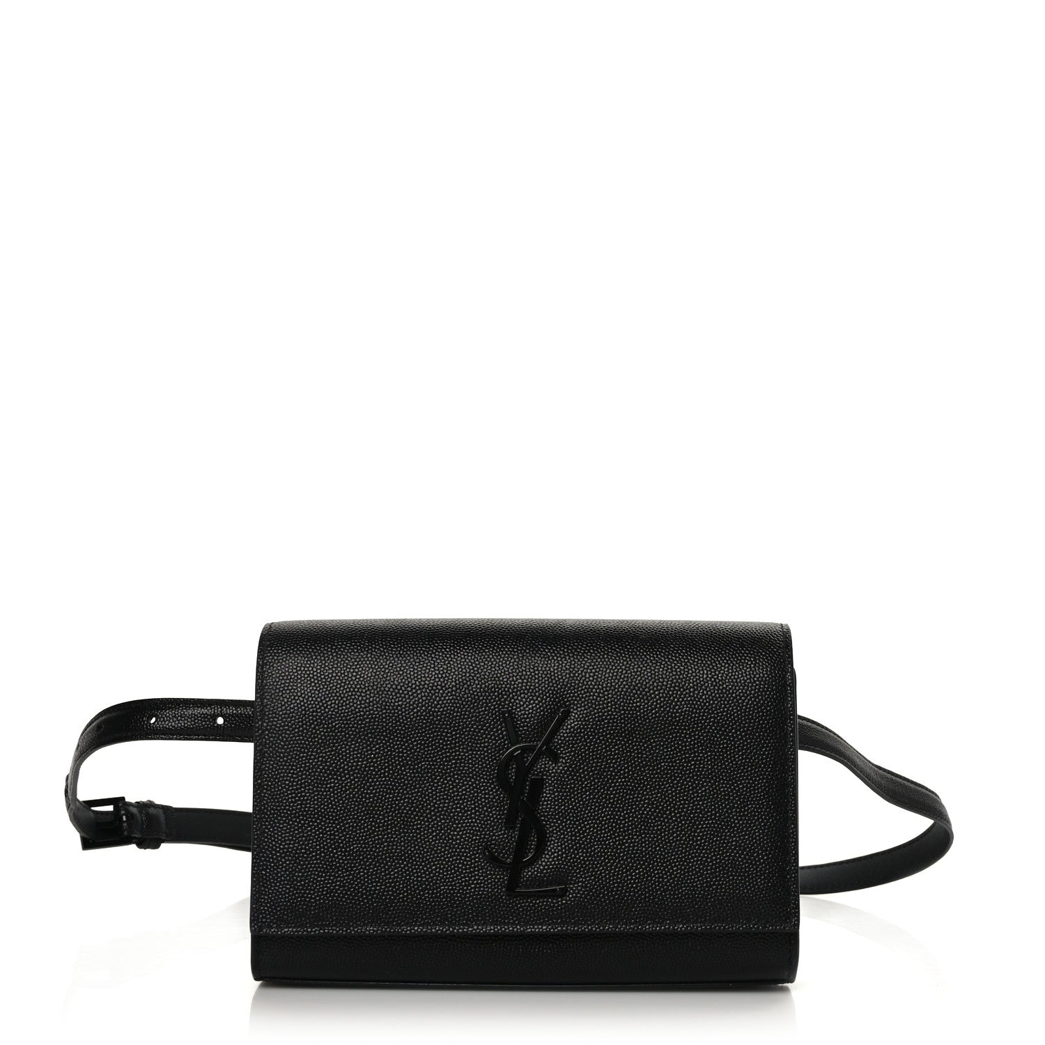 Saint Laurent Grain De Poudre Monogram Kate Belt Bag Black 1 of 8