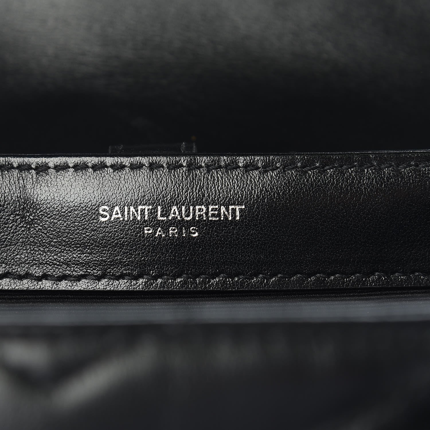 Saint Laurent Calfskin Y Quilted Monogram Small Loulou Backpack Black 7 of 12