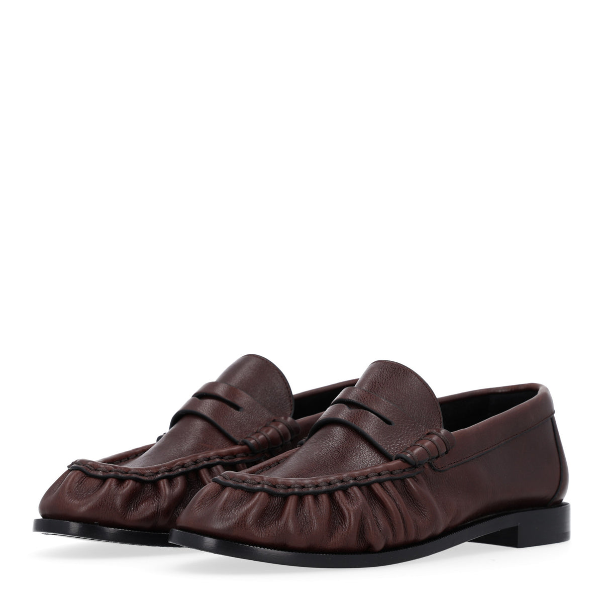 Saint Laurent Radiance Calfskin Le Loafer 15 Moccasin 36.5 Paris Brown 4 of 10